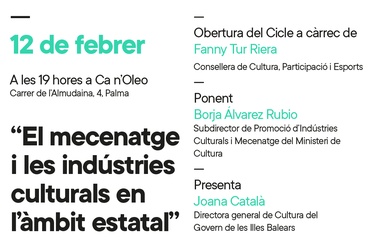 La Conselleria de Cultura presenta el Ciclo “Conversas en torno a las Industrias Culturales y Creativas"