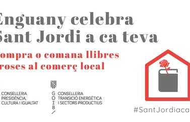 El IEB celebra Sant Jordi con la iniciativa de crear la propia historia a partir de libros de autores de Balears