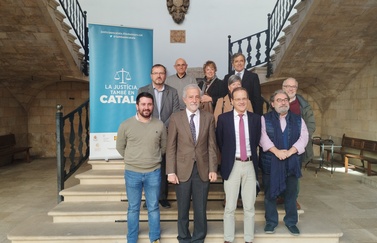 Presentación de las nuevas acciones de la campaña «La justicia, también en catalán»