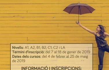 Els cursos i tallers de llengua catalana de 2019 obren el període d’inscripció: del 7 al 18 de gener