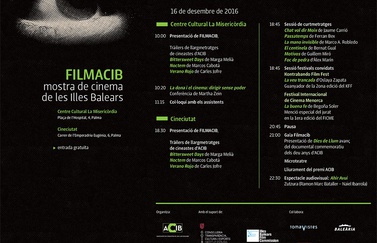 La Mostra de Cinema de les Illes Balears FILMACIB llega a Palma
