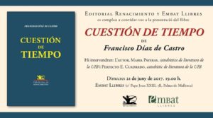 Francisco Díaz de Castro presenta el seu nou poemari ...