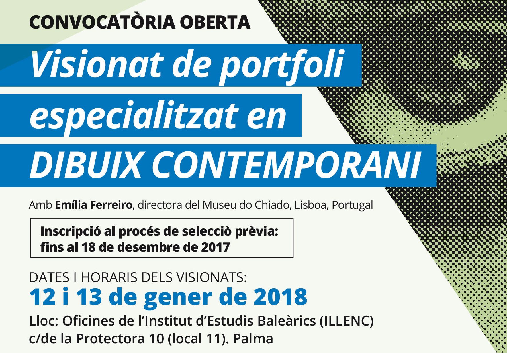 Oberta convocatòria per a visionat de portfoli de dibuix contemporani