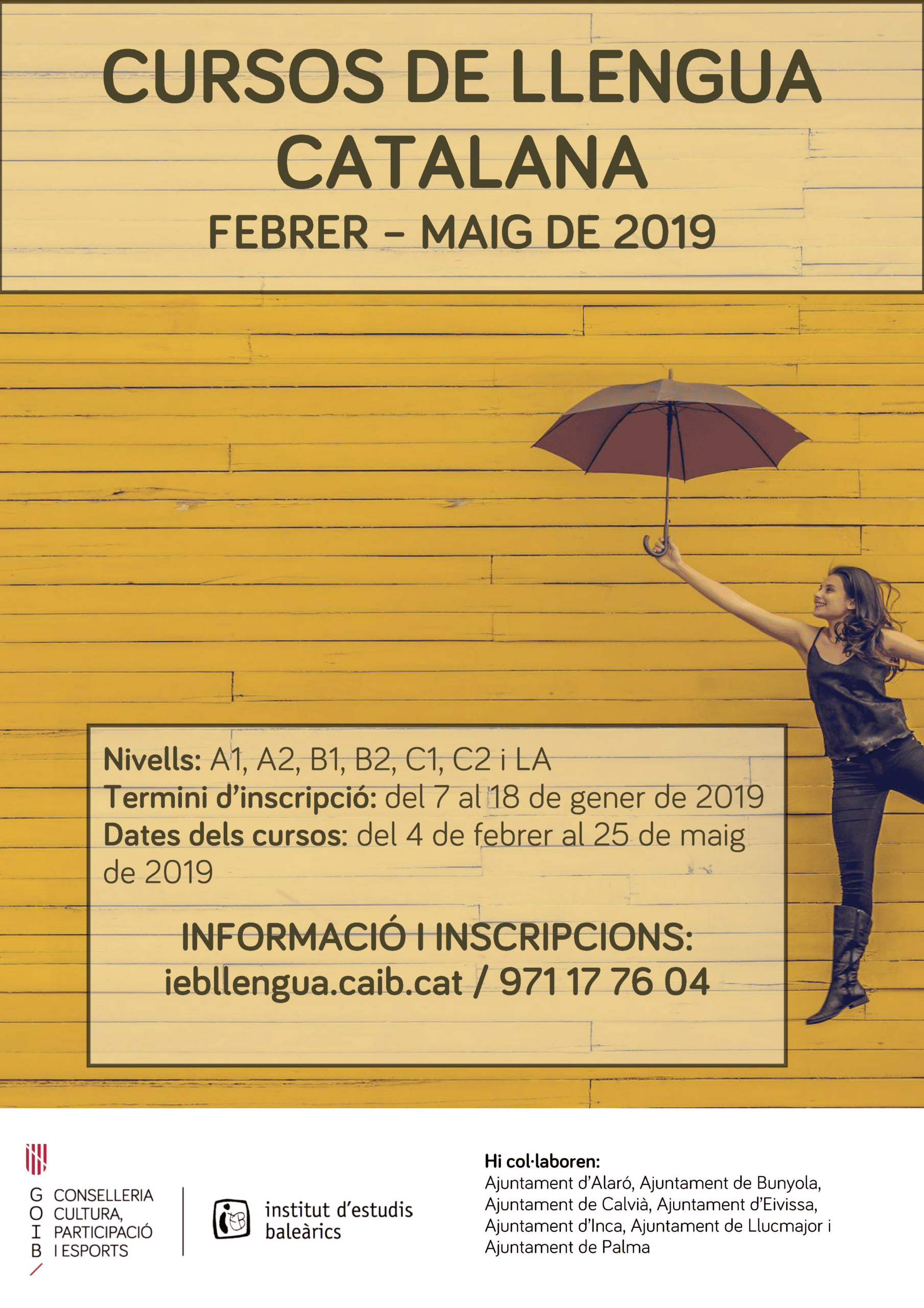 Els cursos i tallers de llengua catalana de 2019 obren el període d’inscripció: del 7 al 18 de gener