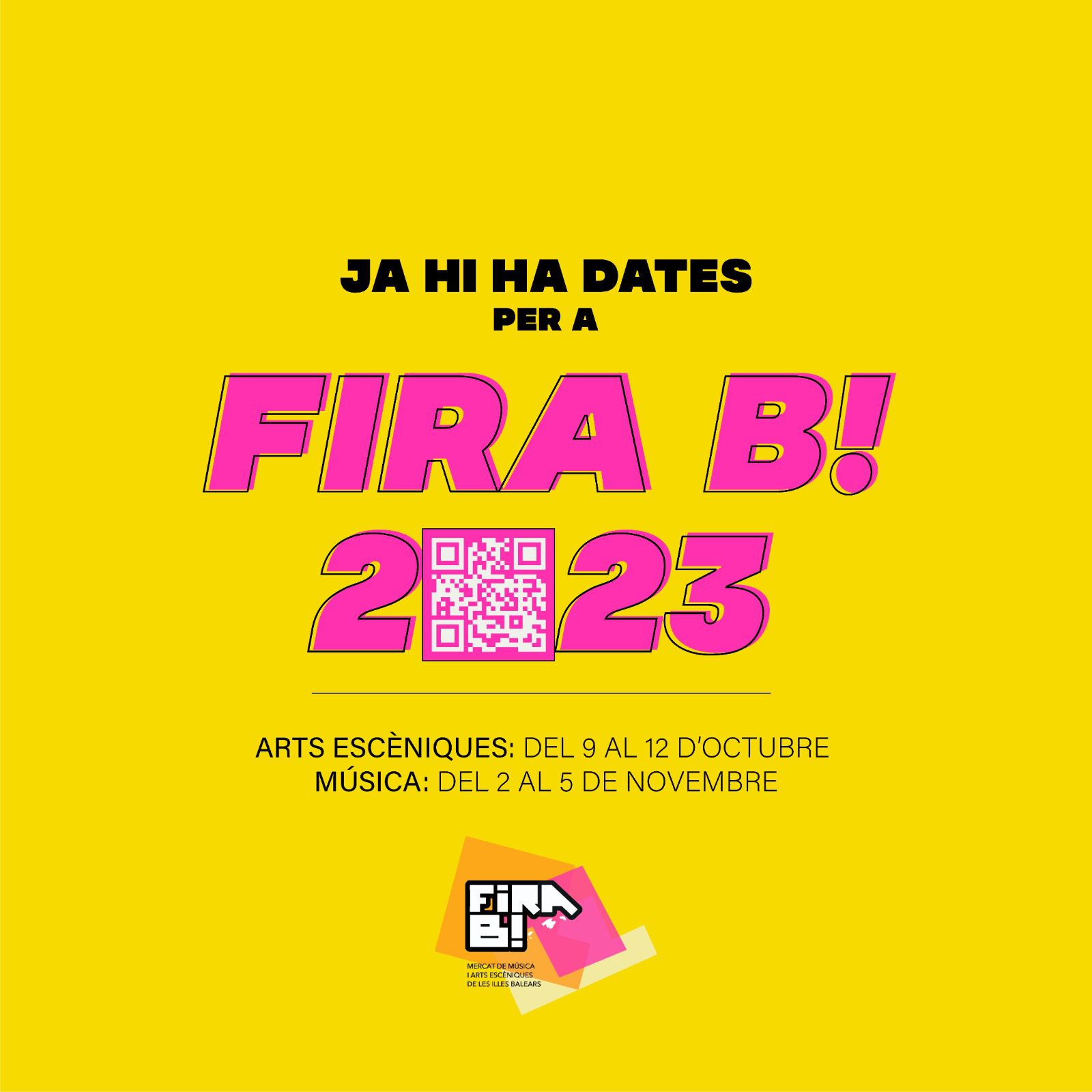 FIRA B! 2023 TINDRÀ LLOC DEL 9 AL 12 D’OCTUBRE I DEL 2 AL 5 DE NOVEMBRE