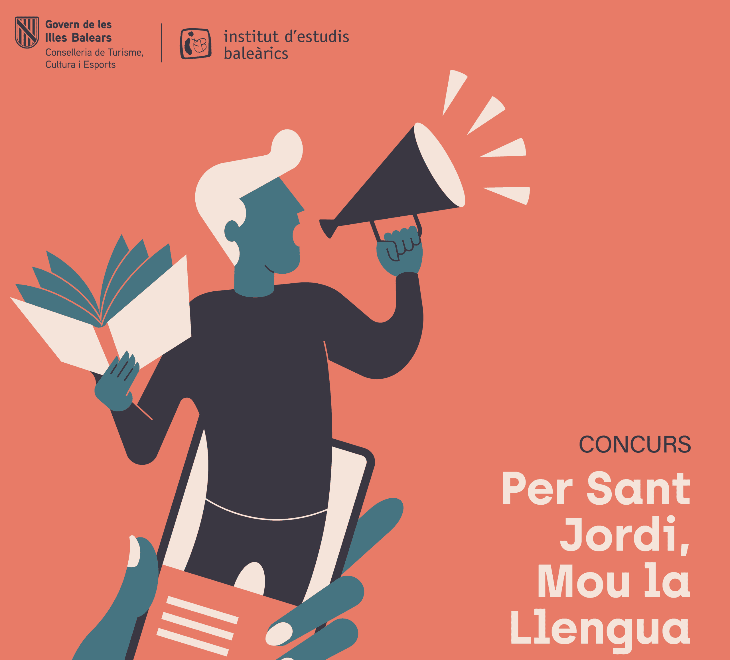El Instituto de Estudios Baleáricos (IEB) convoca el concurso «Per Sant Jordi, mou la llengua» para celebrar la festividad del día del libro