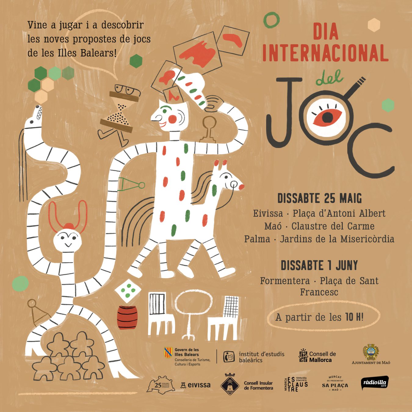 Programació d’activitats per celebrar el Dia Internacional del Joc
