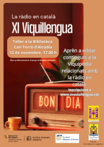 L’Institut d’Estudis Baleàrics (IEB) participa en la XI Viquillengua 