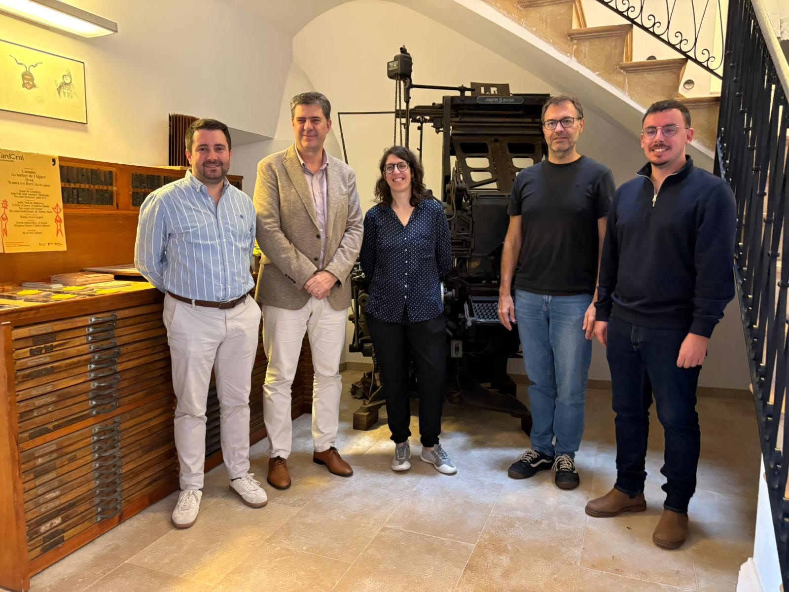El Govern visita la Institució Pública Antoni Maria Alcover per conèixer de primera mà les actuacions de la institució