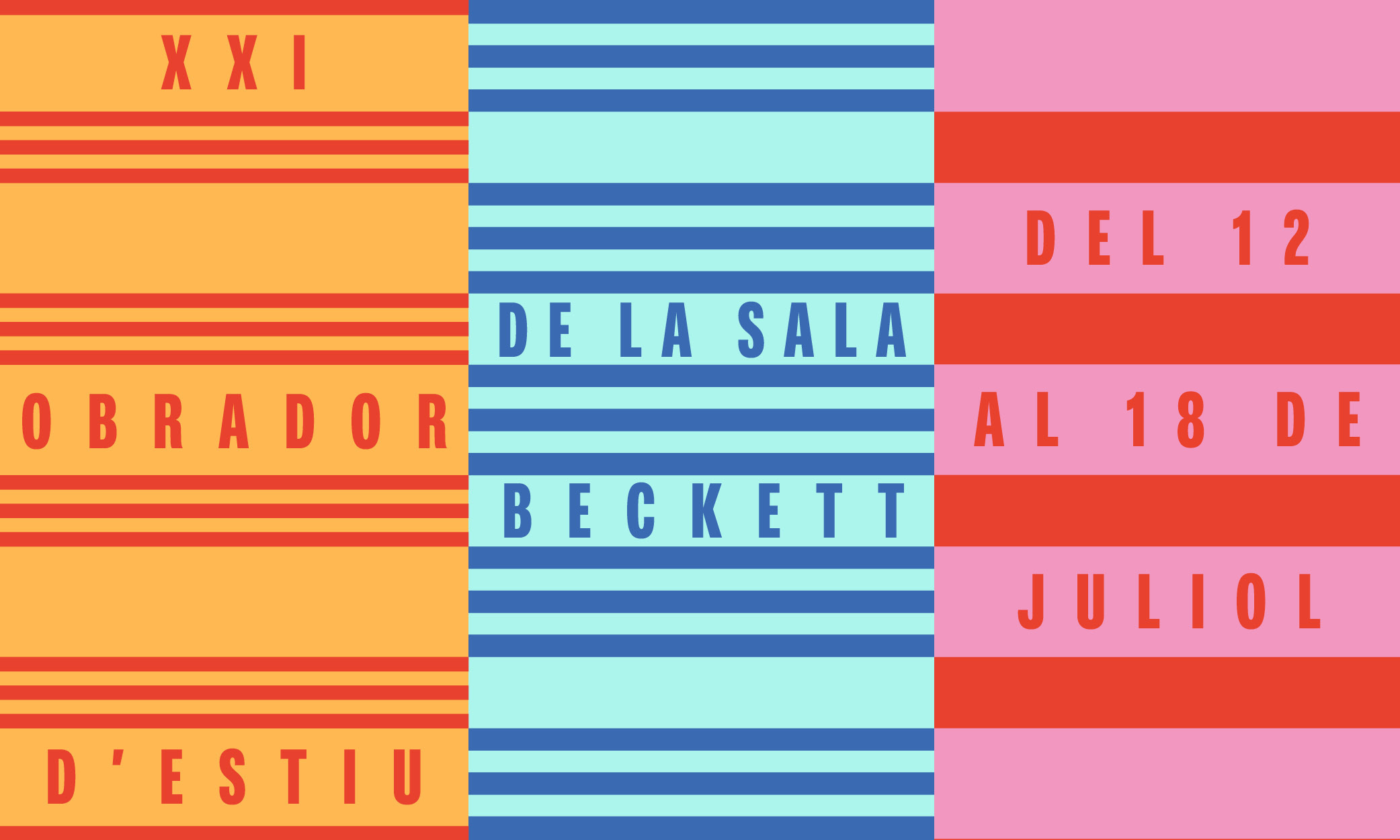 Convocatòria oberta per assistir al XXI Obrador d’Estiu Sala Beckett