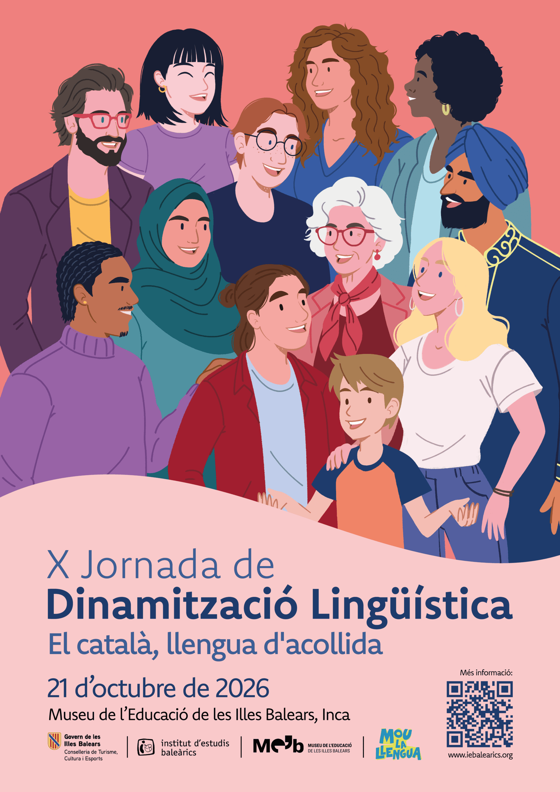La X Jornada de Dinamització Lingüística de l’Institut d’Estudis Baleàrics (IEB) reflexionarà sobre el català com a llengua d’acollida a les Illes Balears