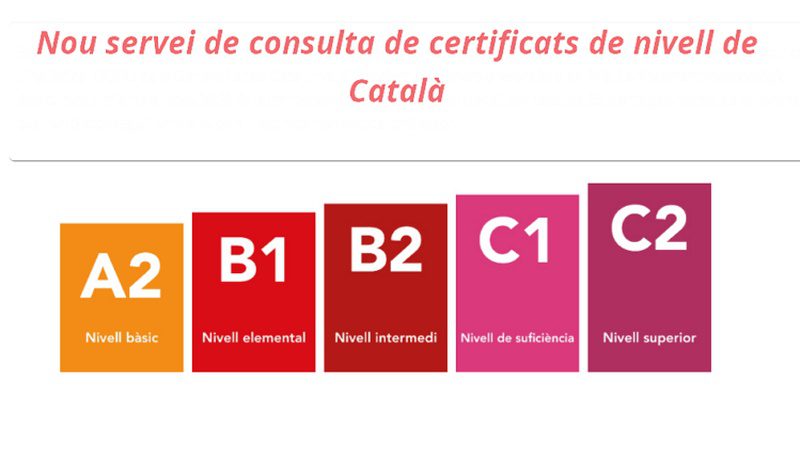 El Govern activa la consulta telemàtica dels certificats oficials de català a través de la plataforma PINBAL
